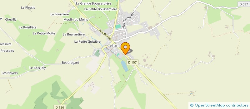 localisation de l'entreprise MONSIEUR FREDERIC FERRIER à CETON