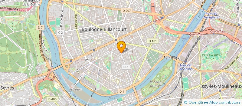 localisation de l'entreprise MONSIEUR FREDERIC FERRY à BOULOGNE-BILLANCOURT