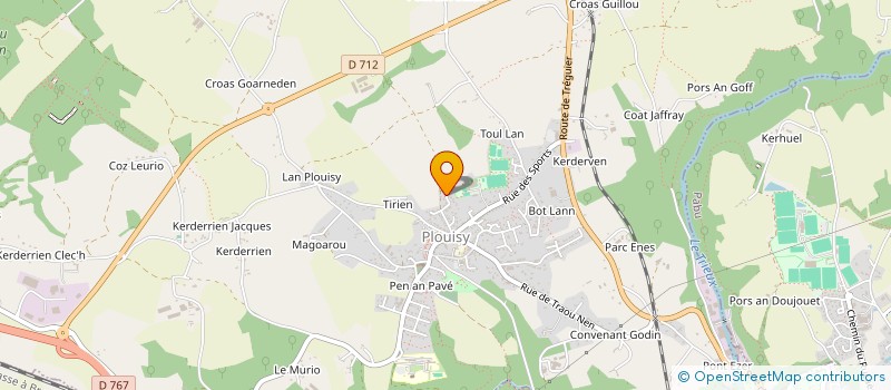 localisation de l'entreprise MONSIEUR FREDERIC FERVENTOUX  PLOUISY