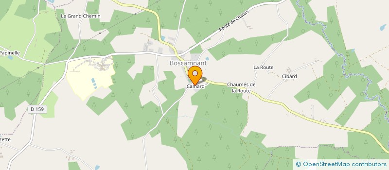 localisation de l'entreprise MONSIEUR FREDERIC FESARD  BOSCAMNANT