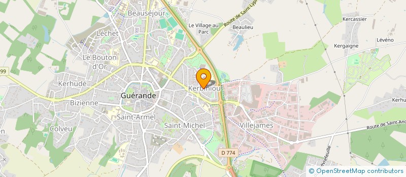 localisation de l'entreprise MONSIEUR FREDERIC FESNEAU à GUERANDE