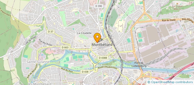 localisation de l'entreprise MONSIEUR FREDERIC FEUNETTE à MONTBELIARD