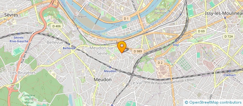 localisation de l'entreprise MONSIEUR FREDERIC FEUTRY à MEUDON