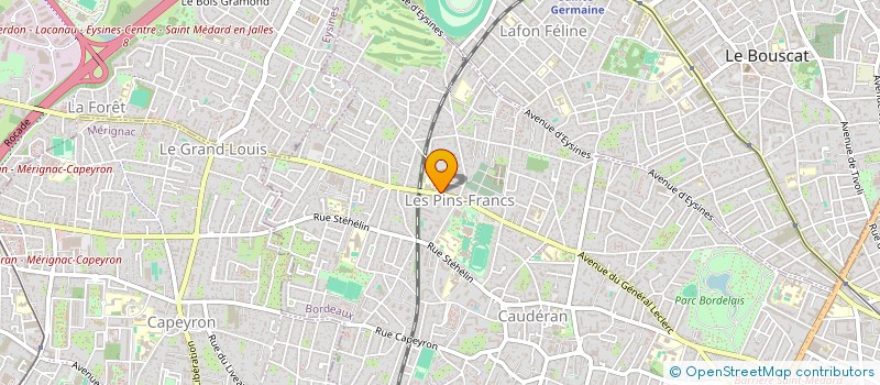 localisation de l'entreprise MONSIEUR FREDERIC FEVRE  BORDEAUX