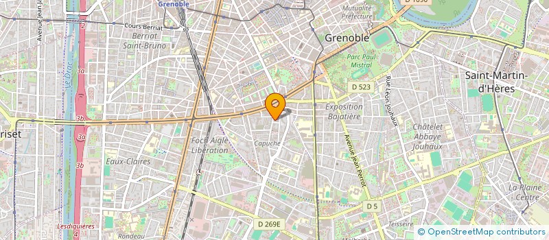 localisation de l'entreprise MONSIEUR FREDERIC FIARD à GRENOBLE