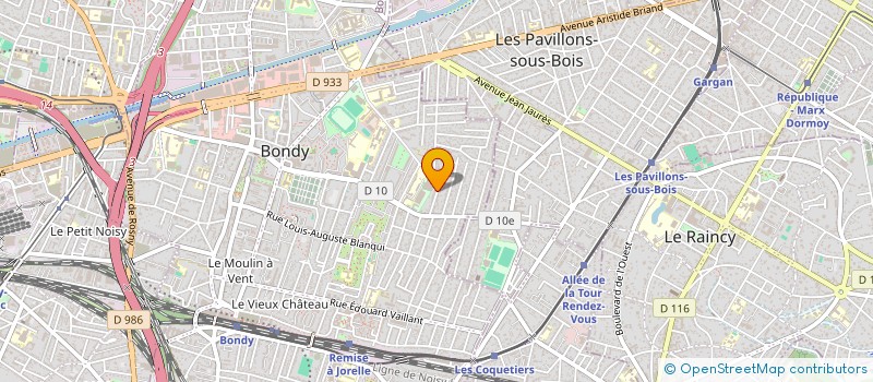 localisation de l'entreprise MONSIEUR FREDERIC FICCA  BONDY