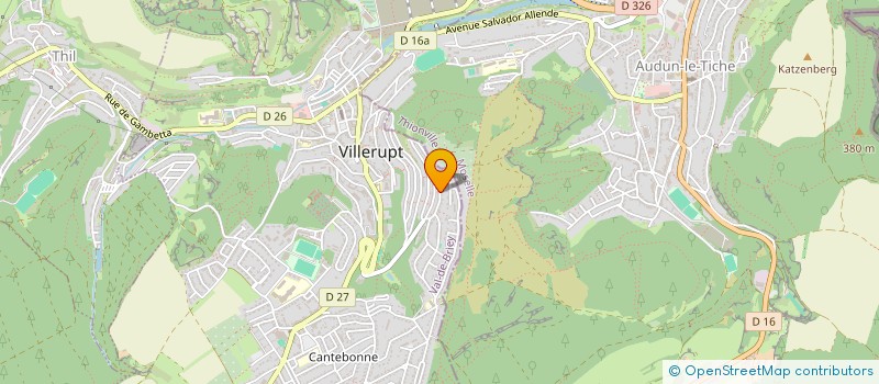 localisation de l'entreprise MONSIEUR FREDERIC FIDANZA  VILLERUPT