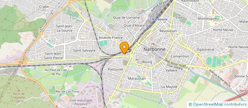 localisation de l'entreprise MONSIEUR FREDERIC FIEF  NARBONNE