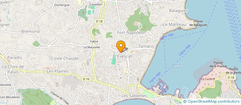 localisation de l'entreprise MONSIEUR FREDERIC FIESCHI à LA SEYNE SUR MER