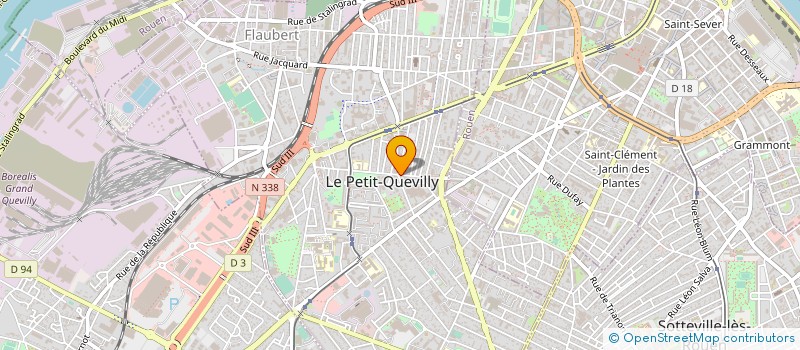 localisation de l'entreprise MONSIEUR FREDERIC FIEVET  LE PETIT-QUEVILLY