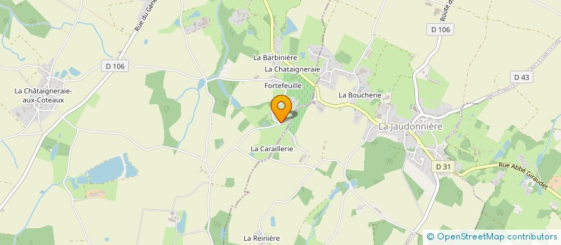localisation de l'entreprise MONSIEUR FREDERIC FILLIEUX à CHANTONNAY