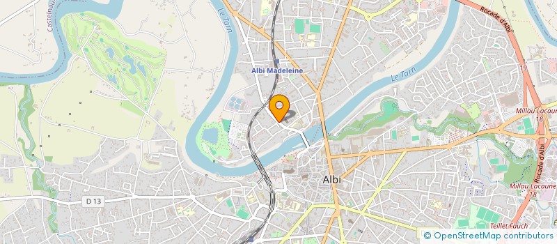 localisation de l'entreprise MONSIEUR FREDERIC FINANCE CIPRIANO à ALBI