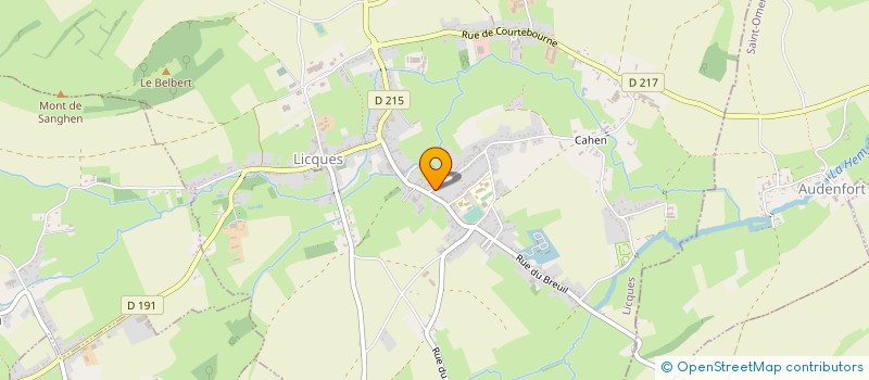 localisation de l'entreprise MONSIEUR FREDERIC FLAHAUT  LICQUES