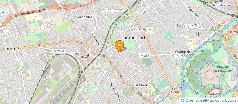 localisation de l'entreprise MONSIEUR FREDERIC FLANDIN à LAMBERSART