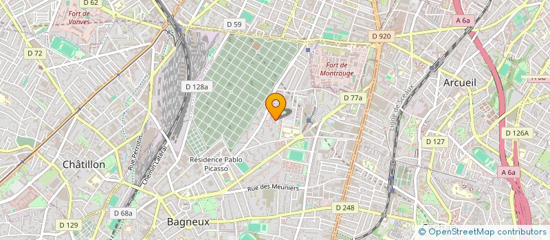 localisation de l'entreprise MONSIEUR FREDERIC FLEGEAU à BAGNEUX