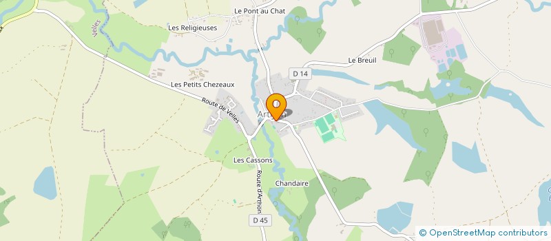localisation de l'entreprise MONSIEUR FREDERIC FLEURET à ARTHON