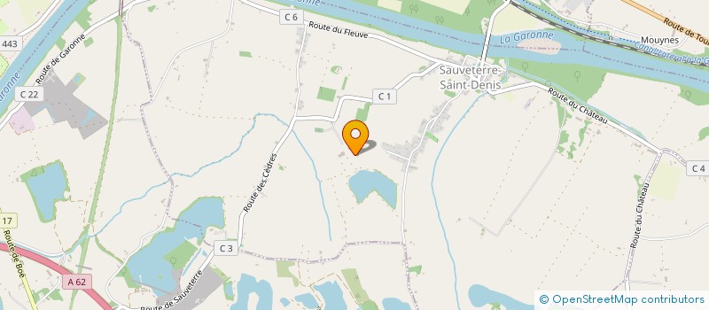 localisation de l'entreprise MONSIEUR FREDERIC FLEURY  SAUVETERRE-SAINT-DENIS