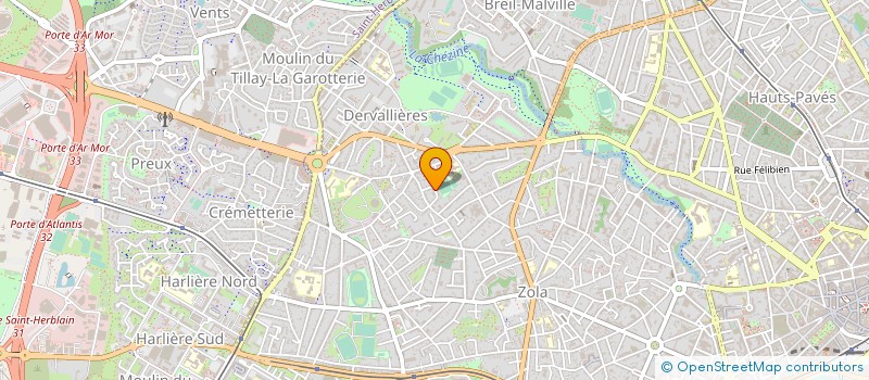 localisation de l'entreprise MONSIEUR FREDERIC FLEURY à NANTES