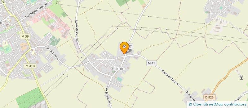 localisation de l'entreprise MONSIEUR FREDERIC FLIPTS  CARNIN