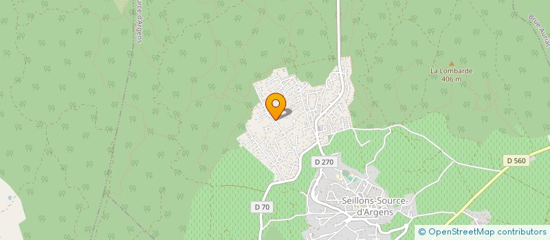 localisation de l'entreprise MONSIEUR FREDERIC FLORENS  SEILLONS-SOURCE-D'ARGENS