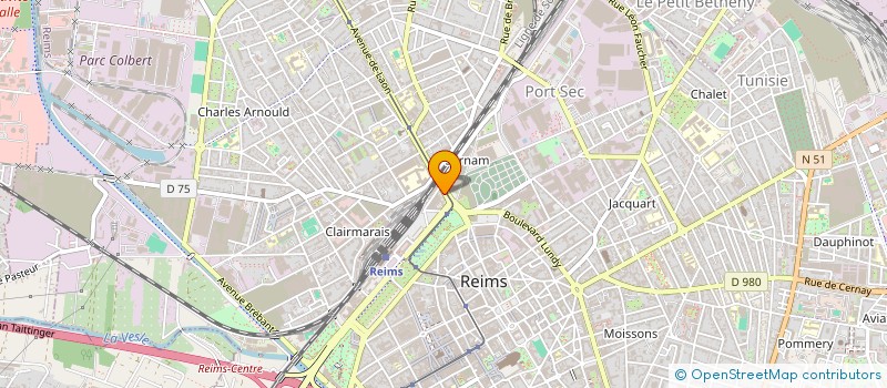 localisation de l'entreprise MONSIEUR FREDERIC FLORI  REIMS