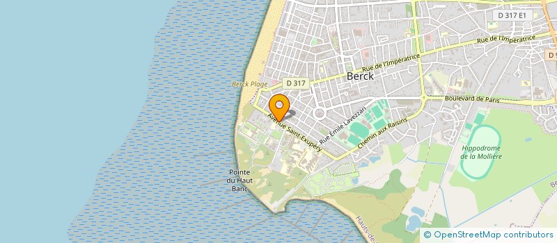 localisation de l'entreprise MONSIEUR FREDERIC FLORIN  BERCK