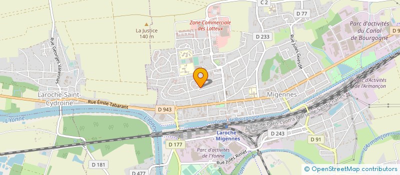 localisation de l'entreprise MONSIEUR FREDERIC FOISSIER  MIGENNES