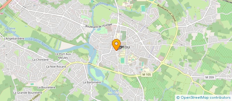 localisation de l'entreprise MONSIEUR FREDERIC FOLLIOT à VERTOU