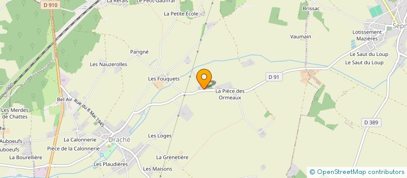 localisation de l'entreprise MONSIEUR FREDERIC FONTAINE  DRACHE