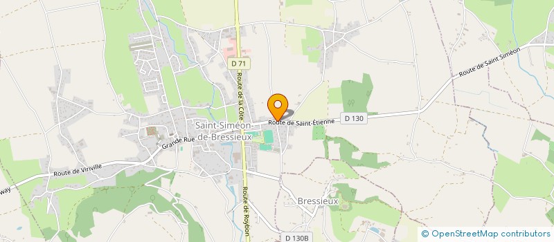 localisation de l'entreprise MONSIEUR FREDERIC FONTAINE  SAINT-SIMEON-DE-BRESSIEUX