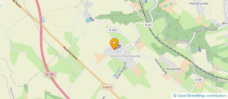 localisation de l'entreprise MONSIEUR FREDERIC FONTAINE  MESNIL-PANNEVILLE