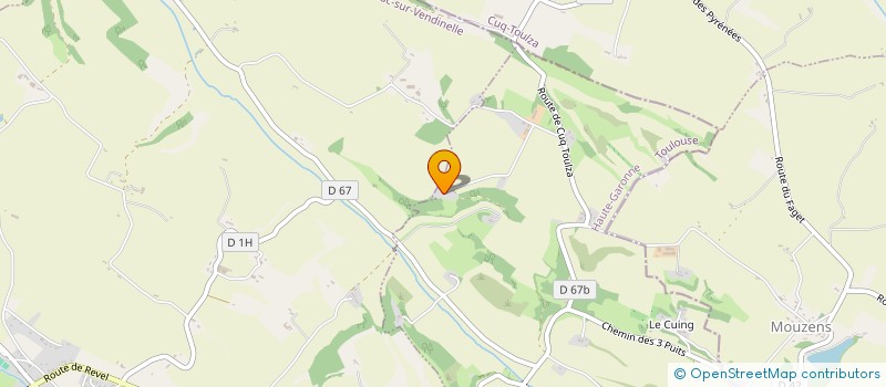 localisation de l'entreprise MONSIEUR FREDERIC FONTAINE  LE CABANIAL