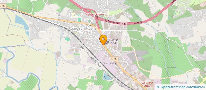 localisation de l'entreprise MONSIEUR FREDERIC FONTANELLE  PUGET-SUR-ARGENS