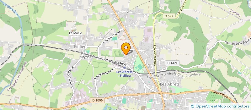 localisation de l'entreprise MONSIEUR FREDERIC FONTANET  LES ABRETS EN DAUPHINE