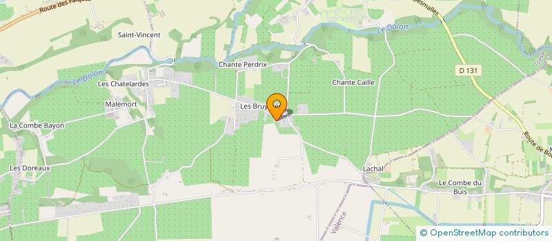 localisation de l'entreprise MONSIEUR FREDERIC FORCHERON  BOUGE-CHAMBALUD