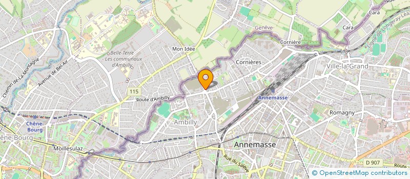 localisation de l'entreprise MONSIEUR FREDERIC FOREST  AMBILLY