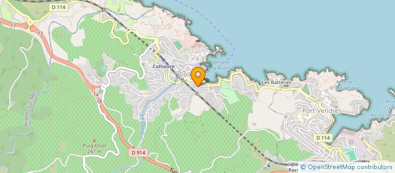 localisation de l'entreprise MONSIEUR FREDERIC FORM  COLLIOURE