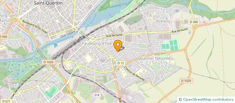 localisation de l'entreprise MONSIEUR FREDERIC FORMAN  SAINT-QUENTIN