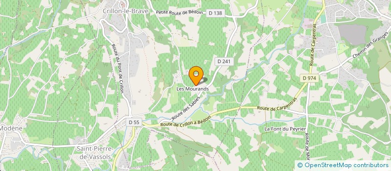 localisation de l'entreprise MONSIEUR FREDERIC FORT  CRILLON-LE-BRAVE