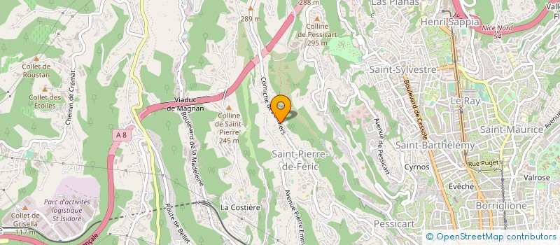localisation de l'entreprise MONSIEUR FREDERIC FORTES SEMEDO à NICE