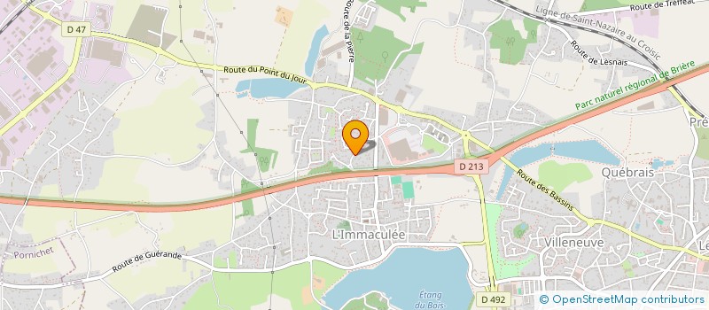 localisation de l'entreprise MONSIEUR FREDERIC FORTUNIER  SAINT-NAZAIRE