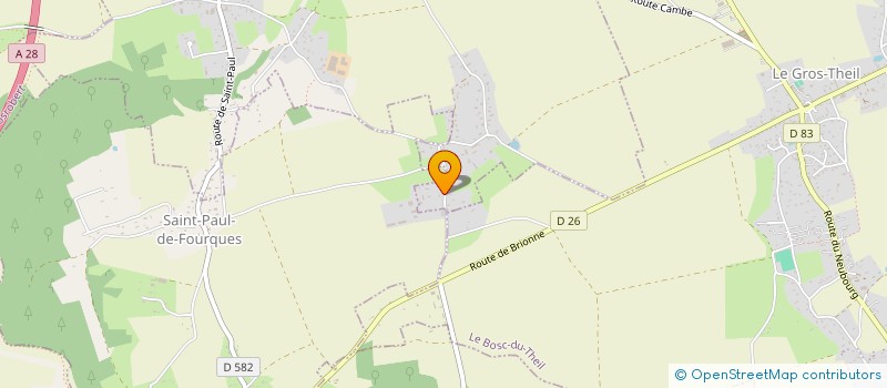 localisation de l'entreprise MONSIEUR FREDERIC FOUCHER  SAINT-ELOI-DE-FOURQUES