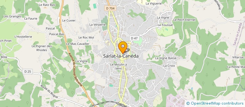 localisation de l'entreprise MONSIEUR FREDERIC FOUCHER à SARLAT-LA-CANEDA