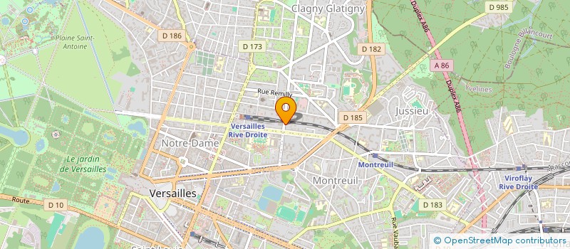 localisation de l'entreprise MONSIEUR FREDERIC FOUCHER à VERSAILLES