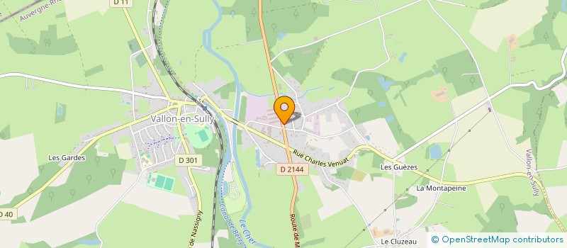 localisation de l'entreprise MONSIEUR FREDERIC FOUQUERAY à REUGNY