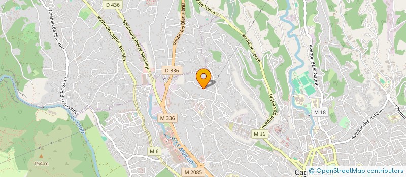 localisation de l'entreprise MONSIEUR FREDERIC FOUQUES  CAGNES-SUR-MER