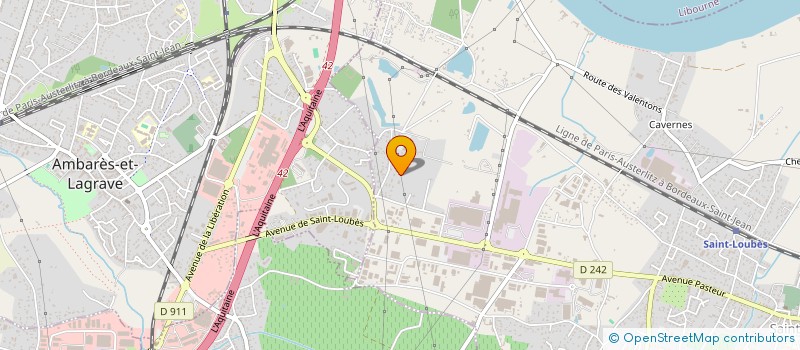 localisation de l'entreprise MONSIEUR FREDERIC FOURCADE  SAINT-LOUBES
