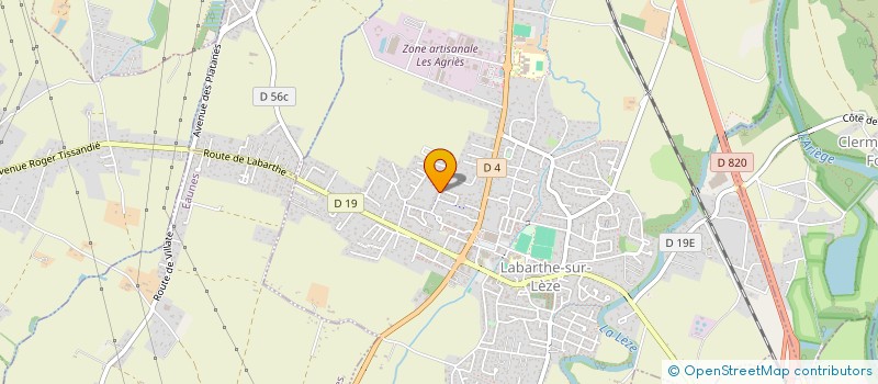 localisation de l'entreprise MONSIEUR FREDERIC FOURCADE  LABARTHE-SUR-LEZE
