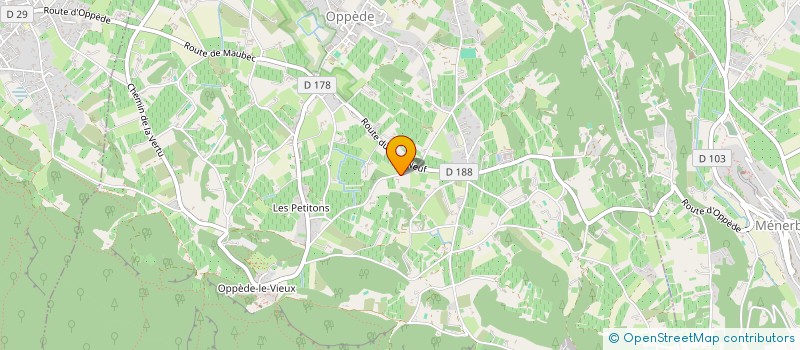 localisation de l'entreprise MONSIEUR FREDERIC FOURDINIER à OPPEDE