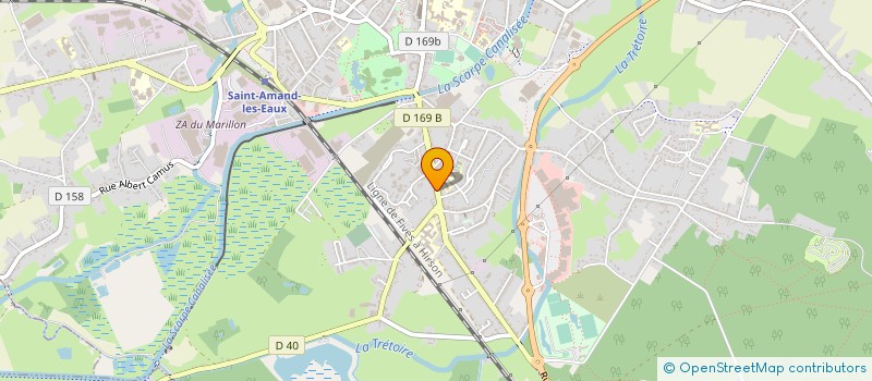 localisation de l'entreprise MONSIEUR FREDERIC FOURNIER  SAINT-AMAND-LES-EAUX